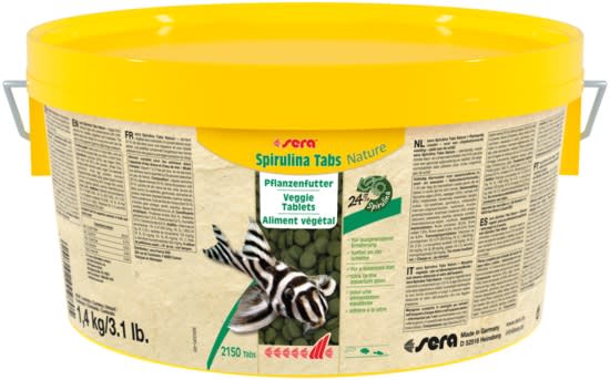 Fiskefor Sera Spirulina Nature 1,4kg  980