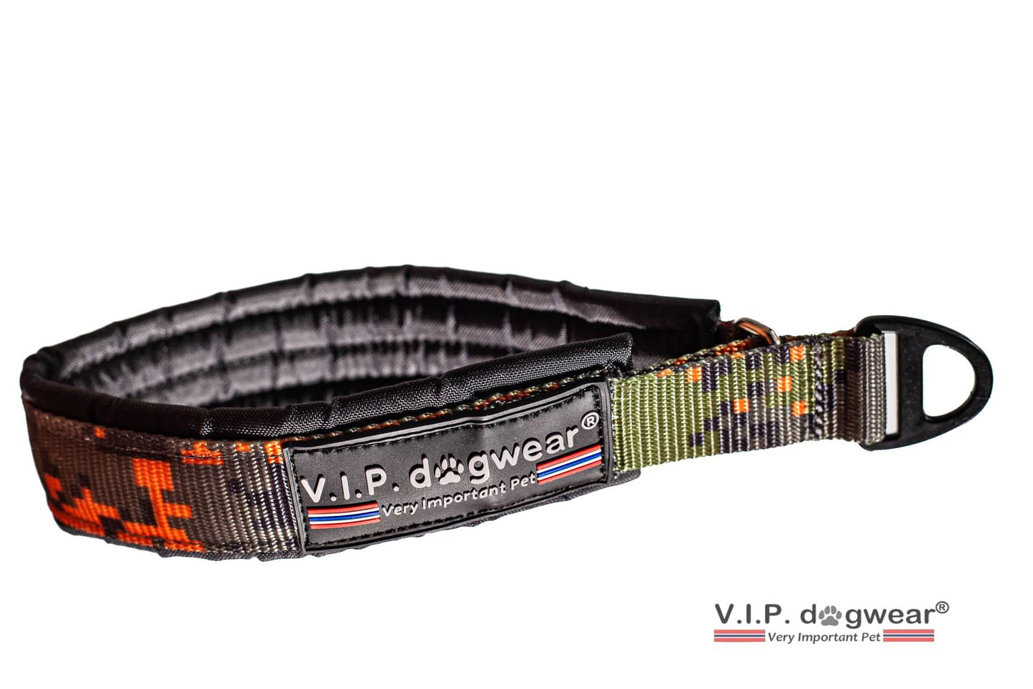 V.I.P. HUNTING Polstret Halsbånd M/Halvstrup 50cm