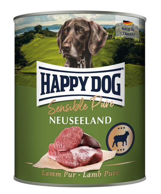 Happy Dog Boksemat Sensible Pure Neuseeland M/Lam 800g