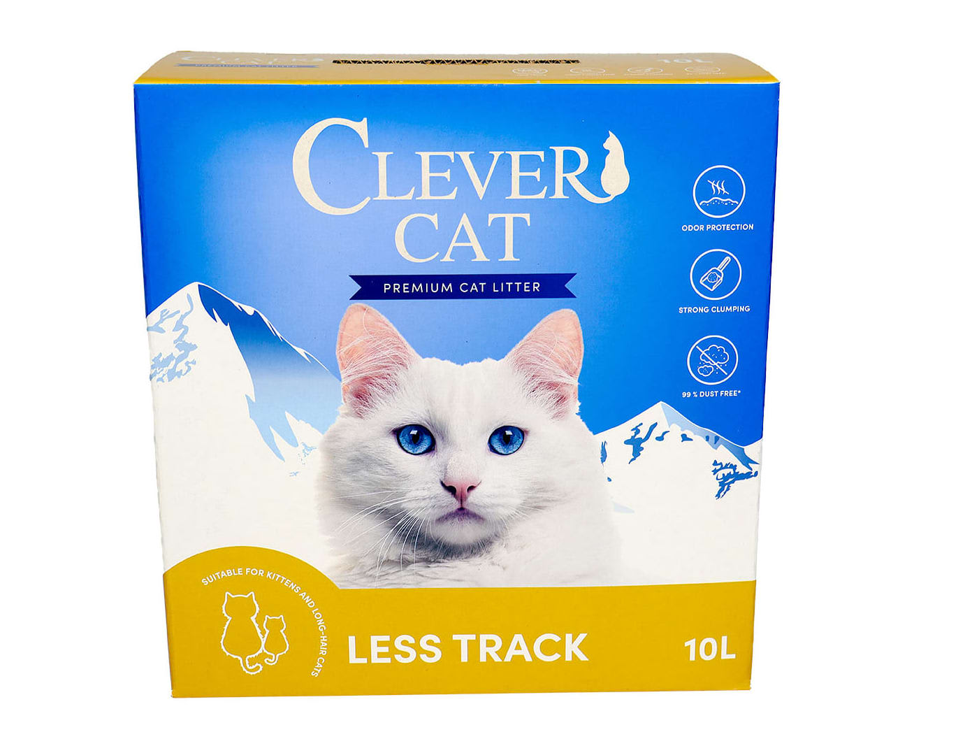 Kattesand Clever Cat Less Track 10L